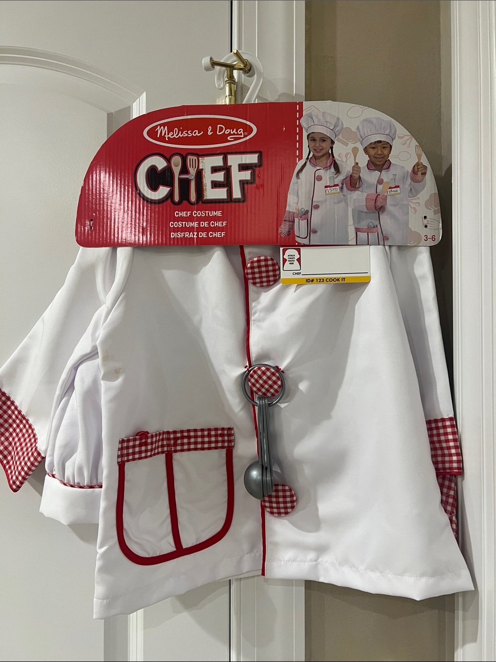 NWT Melissa & Doug Chef Costume